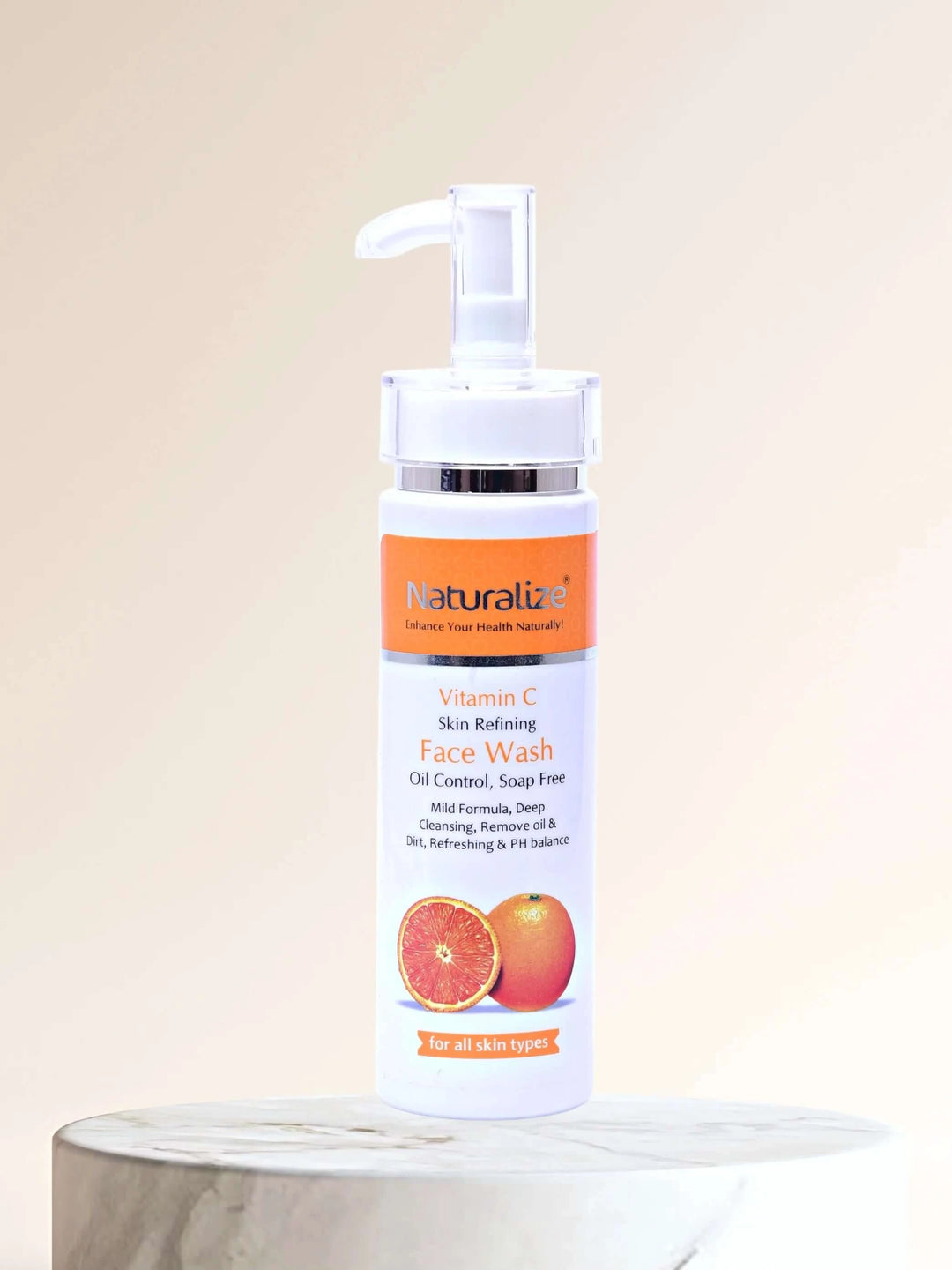 Vitamin C Whitening Facewash with Oranges Extracts - Oil Control, Soap Free By Dr Bilquis Sheikh