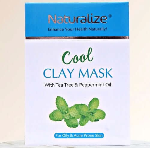 Cool Clay Mask with Peppermint and Tea Tree - For Acne Prone Skin By Dr Bilquis Shaikh