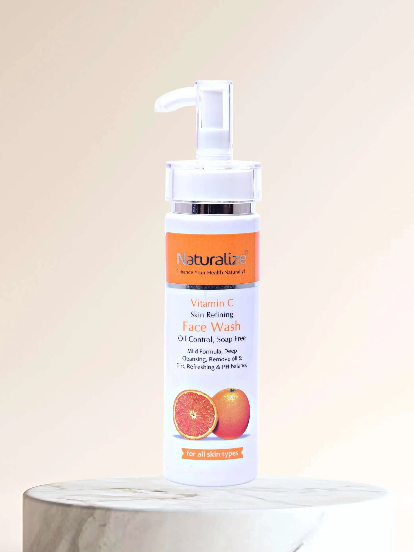 Vitamin C Whitening Facewash with Oranges Extracts Oil Control